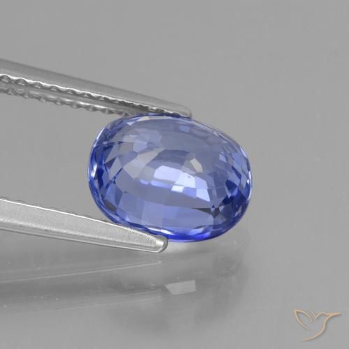 Safira Pastel Azul Natural 2.63ct, oval, VVS-VS