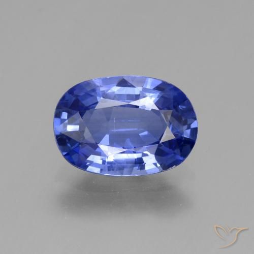 2.69ct Natural Azul Roxo Profundo Safira, oval, VS