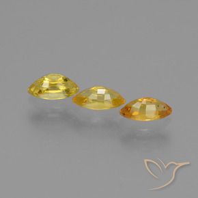 Pedras preciosas de Safira Laranja brilhante natural de 1.27 ct, Marquesa, VVS-VS