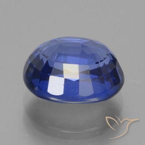 Safira centáurea azul Natural 4.77ct, oval, VVS-VS