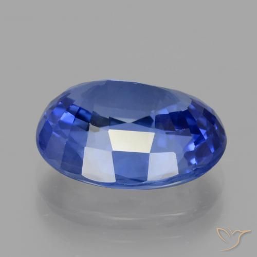 Safira centáurea azul Natural 5.96ct, oval, VVS-VS