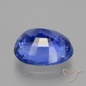 Safira centáurea azul Natural 5.67ct, oval, VS