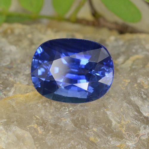 Safira Azul-marinho Natural 4.96ct, oval, VS