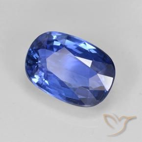 Safira centáurea azul Natural 5.07ct, oval, VS