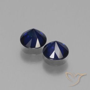 Pedras preciosas de Safira Crepúsculo Azul natural de 1.11 ct, Redondo, VS