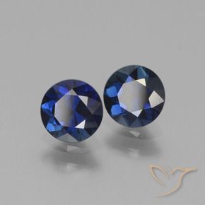 Pedras preciosas de Safira Crepúsculo Azul natural de 1.22 ct, Redondo, VVS-VS