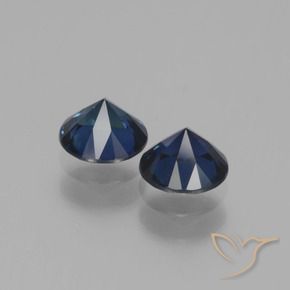 Pedras preciosas de Safira Crepúsculo Azul natural de 1.22 ct, Redondo, VVS-VS