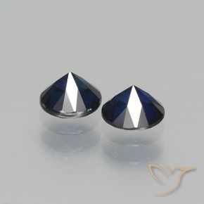 Pedras preciosas de Safira Crepúsculo Azul natural de 1.22 ct, Redondo, VS