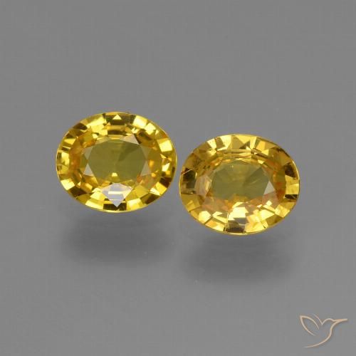 1.42ctw Natural Dourado Safira, oval, VVS-VS