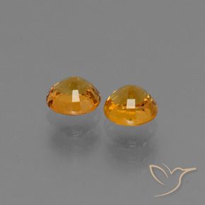Pedras preciosas de Safira Ouro natural de 1.38 ct, Redondo, VS