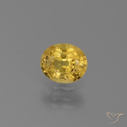 0.76ct Natural Dourado Safira, oval, VS