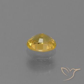Safira Dourado Natural 0.76ct, oval, VS