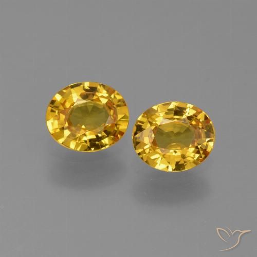 1.30ctw Natural Dourado Safira, oval, VVS