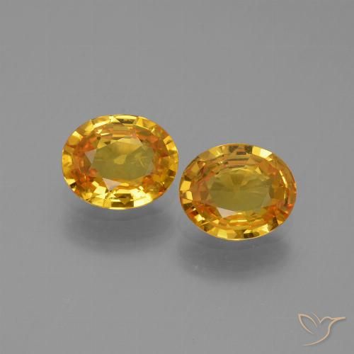 1.33ctw Natural Dourado Escuro Safira, oval, VS