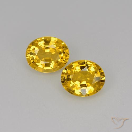 1.38ctw Natural Dourado Safira, oval, VS