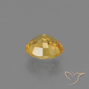 Safira Dourado Natural 0.73ct, oval, VS