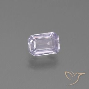 Safira Violeta Muito Claro Natural 0.57ct, Corte Octógono / Esmeralda, VS