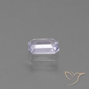 Safira Violeta Muito Claro Natural 0.57ct, Corte Octógono / Esmeralda, VS