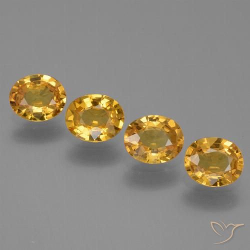 2.49ctw Natural Dourado Escuro Safira, oval, VS