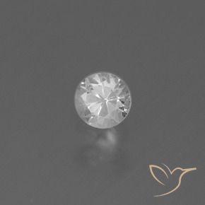 Safira Branco Natural 0.33ct, Redondo, VS