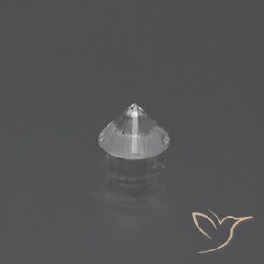 Safira Branco Natural 0.46ct, Redondo, VS