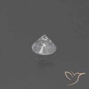 Safira Branco Natural 0.47ct, Redondo, VS