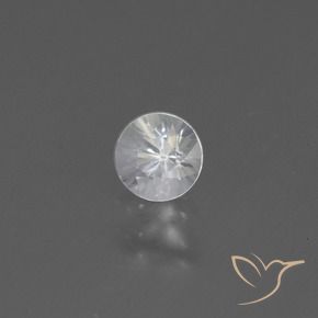 Safira Branco Natural 0.43ct, Redondo, VS