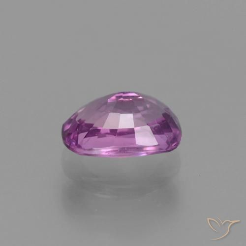 Safira roxo médio Natural 1.59ct, Almofada, VS