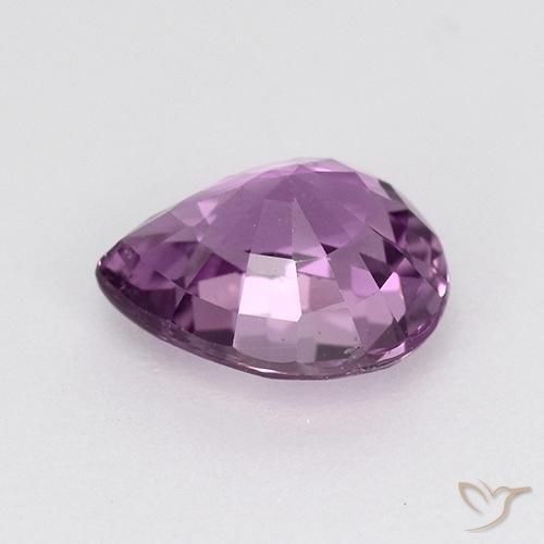 Safira Malva Intenso Natural 1.26ct, Formato de pêra, VS