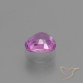 Safira roxo médio Natural 1.10ct, Almofada, VS-SI
