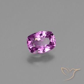 Safira roxo natural 1,04ct, almofada cortada, VVS-VS