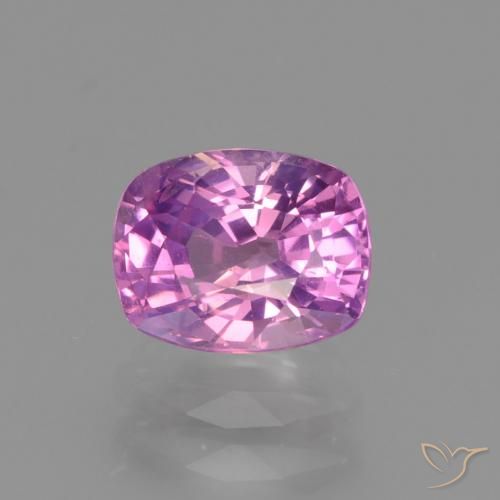 1.42ct Natural Roxo rosado Safira, Almofada, VS
