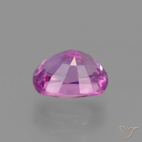 Safira Roxo rosado Natural 1.42ct, Almofada, VS