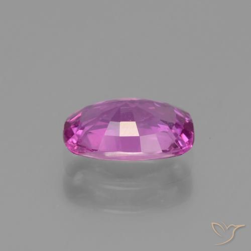 Safira Roxo rosado Natural 1.31ct, Almofada, VS
