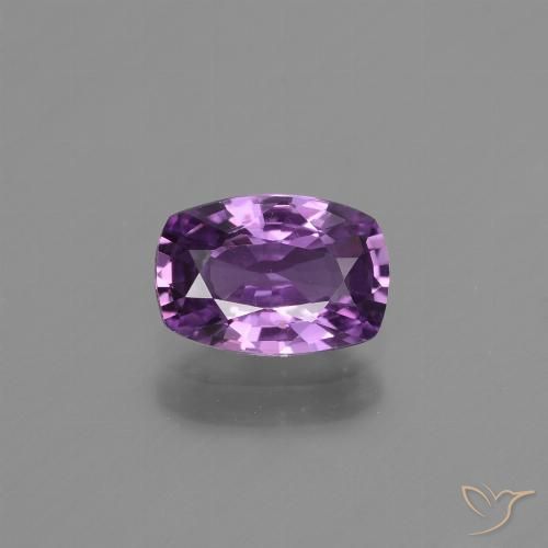 1.12ct Natural Violeta Profundo Safira, Almofada, VVS-VS