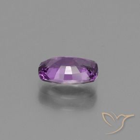 Safira Violeta Profundo Natural 1.12ct, Almofada, VVS-VS