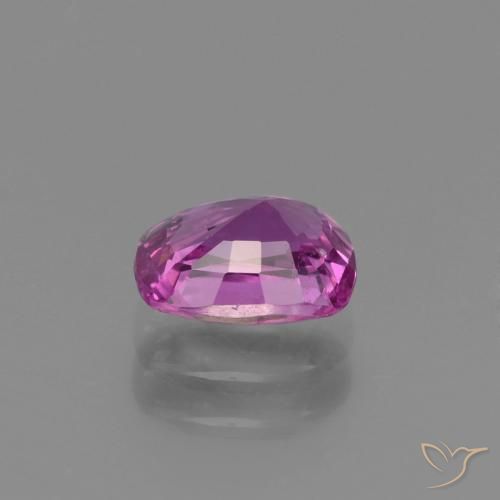 Safira Roxo Rosado Intenso Natural 1.22ct, Almofada, VS