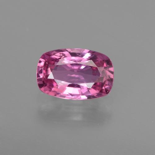Safira rosa médio Natural 1.18ct, Almofada cortada, VS