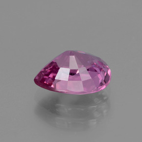 Safira rosa natural 1,85ct, formato de pêra, VS