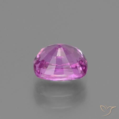 Safira roxo médio Natural 1.54ct, Almofada, VS