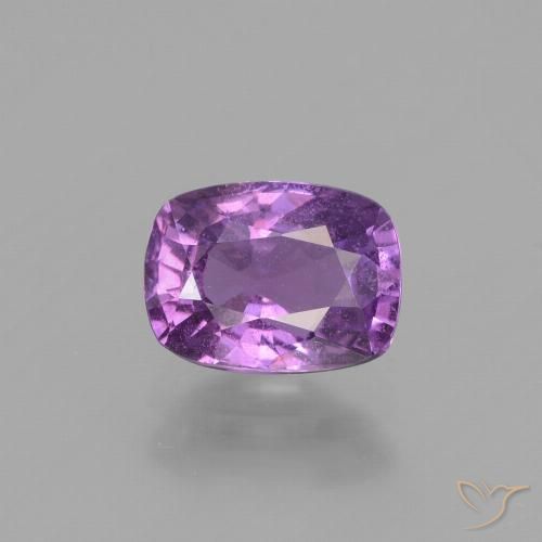 1.46ct Natural Violeta médio Safira, Almofada, VS