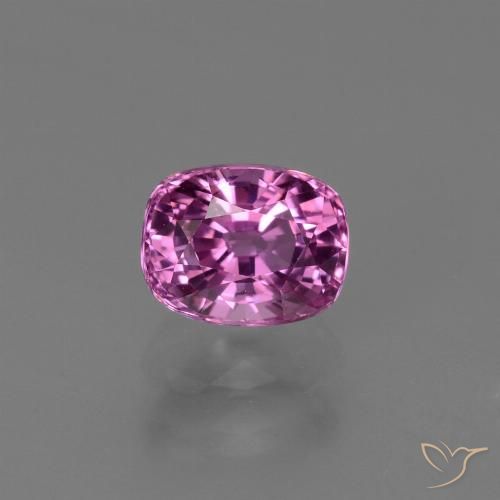 1.40ct Natural Roxo rosado Safira, Almofada, VS