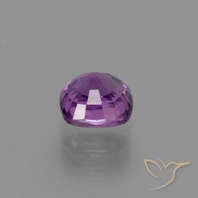 Safira roxo médio Natural 1.44ct, Almofada, VS