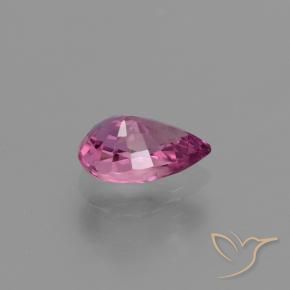 Safira roxo avermelhado Natural 1.07ct, Formato de pêra, VS