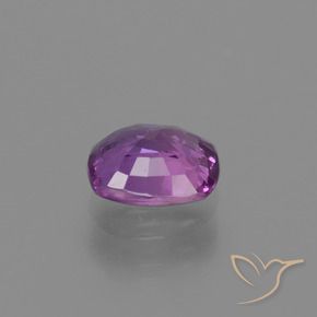 Safira Roxo Intenso Natural 1.31ct, Almofada, VS