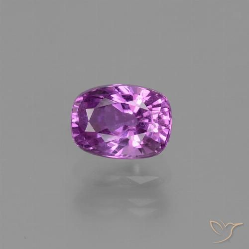 1.16ct Natural roxo elétrico Safira, Almofada, VS