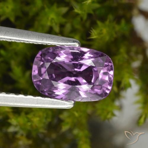1.42ct Natural roxo médio Safira, Almofada, VS