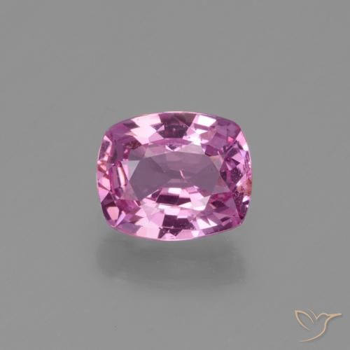 1.28ct Natural Roxo Rosado Brilhante Safira, Almofada, VS