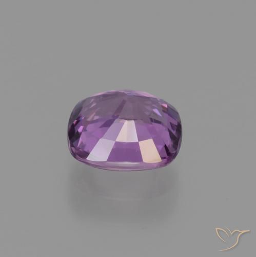 Safira uva rosada Natural 1.33ct, Almofada, VS