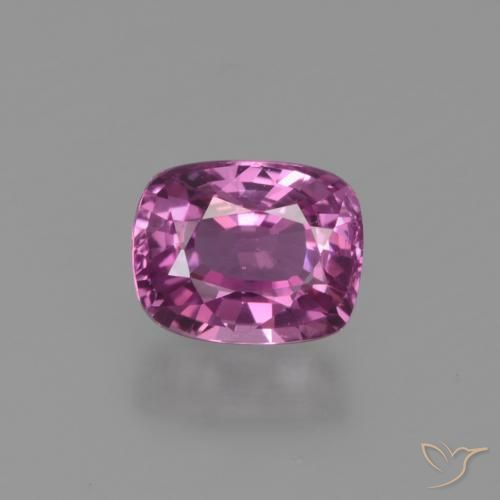 1.22ct Natural Roxo médio-escuro Safira, Almofada, VVS-VS